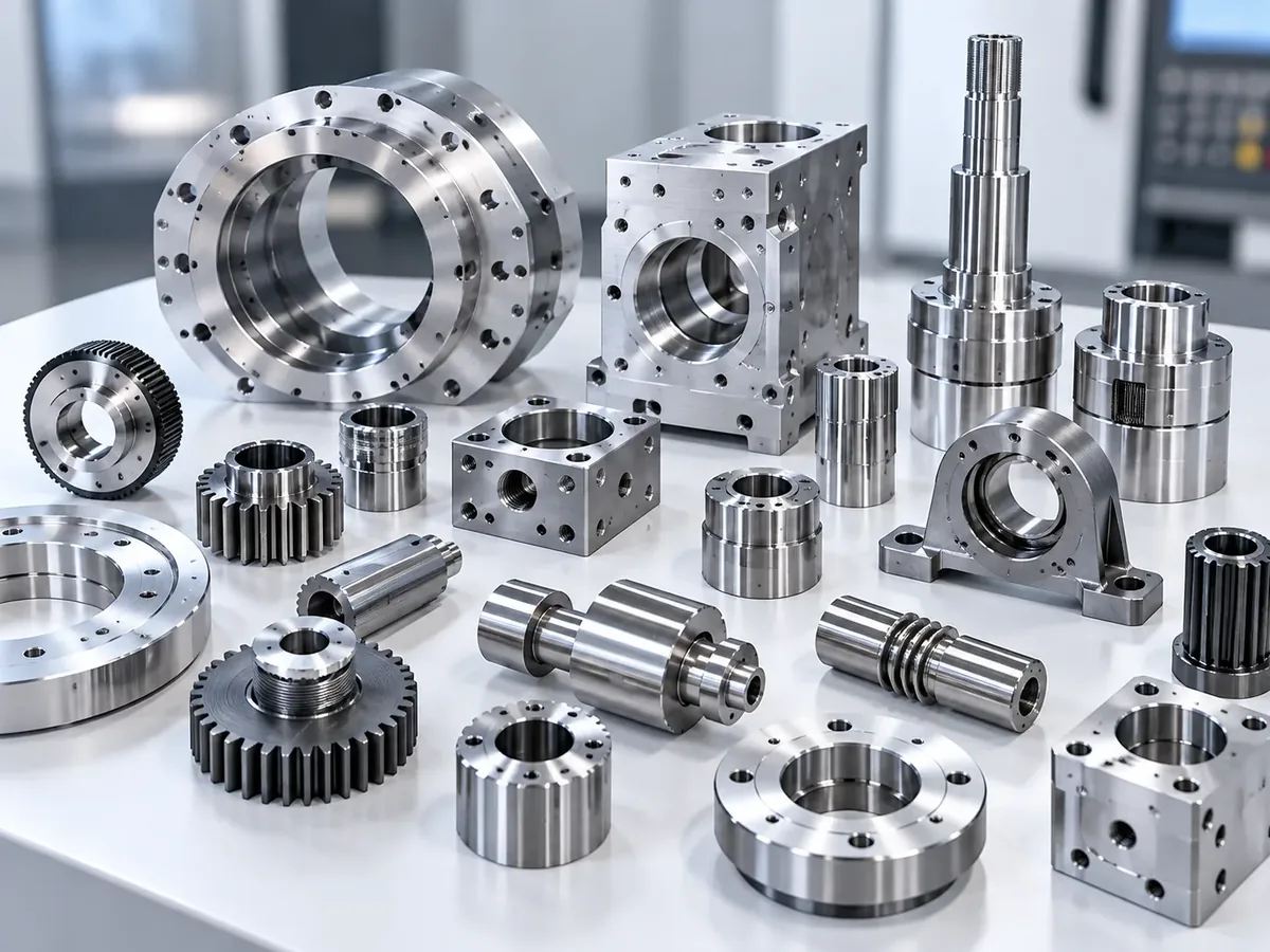 Custom CNC machined robot components
