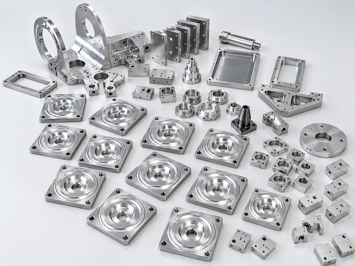 Custom CNC machined robot parts