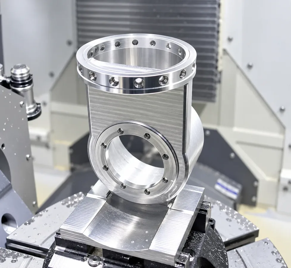 CNC machined robot joint and actuator housing