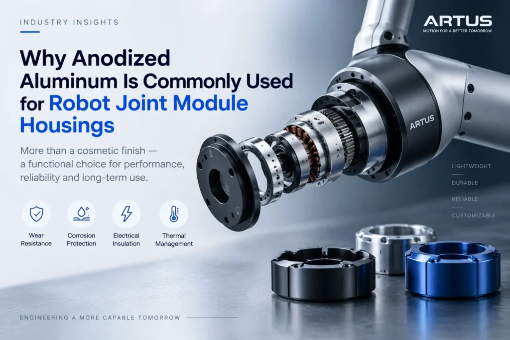 Why Anodized Aluminum Is Commonly Used for Robot Joint Module Housings